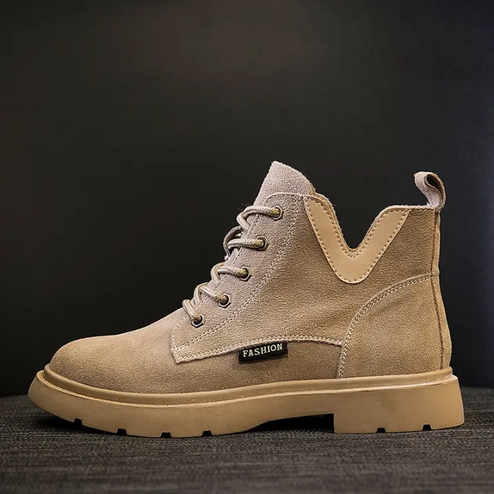 Nuevas botas cortas de mujer, botas planas de mujer, zapatos de mujer, locomotora negra, botas finas - 1