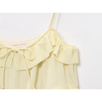 OUWU- Vestido Corto Camisola Decorativo En Capas Sin Espalda Estilo Vacaciones Holgado A La Moda Novedad De Verano Para Mujer - details 7
