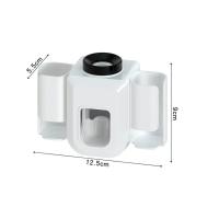 Soporte para cepillo de dientes eléctrico, organizador de pared de doble orificio, soporte para cepillo de dientes, accesorios de baño - details 5