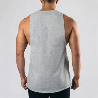 Camiseta de algodón sin mangas para hombre, camiseta sin mangas para gimnasio, culturismo, entrenamiento, Fitness muscular, chaleco que absorbe la humedad, gran oferta, Verano - details 15