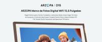 ARZOPA 15,6 pulgadas 1920 x 1080 FHD IPS marco de fotos Digital electrónico pantalla táctil transferencia instantánea fotos vídeos para regalo D15 - details 0