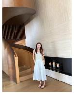 Sandalias de mujer de estilo romano con nicho de fondo plano de vacaciones con punta retro en espiga de temperamento minimalista - details 13