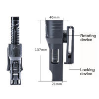 Funda para Linterna Nextorch V72 con Dispositivo de Giro y Bloqueo Rotatable 360° Adecuada para Cinturones Anchos ≤ 50mm Alta Velocidad de Corte Rápido Material Polimide Fabricado en China - details 1