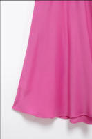 Vestido Plisado con Flores en 3D para Mujer Traje Elegante con Cuello Halter Espalda Descubierta - details 11