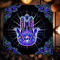 Mantel Místico de Astrología Mandala Azul de Brujería para Lectura de Tarot - details 4