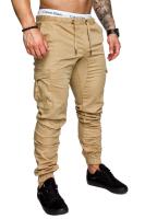 Pantalones deportivos elásticos sueltos para hombre con encaje, pantalones con entrepierna abierta, moda casual - details 6