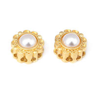 5 uds. De cuentas redondas de latón de Color dorado mate, estilo Vintage, pulseras de cuentas nepalesas, cuentas espaciadoras, suministros para fabricación de joyas, accesorios Diy - details 12
