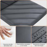 Juego de 2 Taburetes de Bar Altura Ajustable 92-113,5cm Sillas de Bar Asientos Giratorios Diseño Moderno Taburetes Altos Negro - details 12