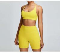 Monos de Yoga sin Costuras Ouwu Shorts Deportivos de Cintura Alta para Mujeres - details 1