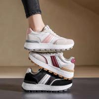 Nuevo estilo 2025, zapatos de cuña ligeros para mujer, deportes antideslizantes, soporte para arco, zapatillas rosas para correr para niñas, marca de regreso a la escuela - details 5
