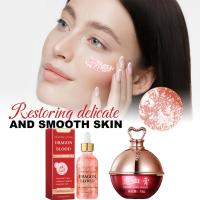 Conjunto de suero y crema para el cuidado Facial Dragon Blood, esencia antienvejecimiento de acción larga, hidratante, antisecado, conjunto de cuidado Facial - details 0