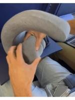 Almohada de viaje para el cuello, cojín de viaje duradero en forma de U, almohada de avión no deformada - details 1