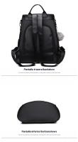 Mochila de Cuero PU para Mujer Bolso Informal Retro Impermeable Ideal para Viajes - details 6