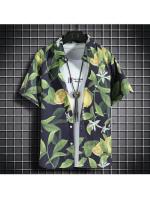 Ropa de playa para hombre, conjunto de 2 piezas, camisa hawaiana y pantalones cortos de secado rápido, ropa de moda para hombre, trajes informales estampados de verano - details 7