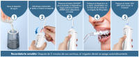 Irrigador Dental portátil Profesional, 350ML, Bucal Inalámbrico, 6 Boquillas, 5 Modos, Para Limpieza de Dientes - details 2