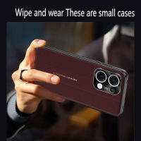 OPPO Reno 13/13 Pro Funda de cuero elegante con protección para cámara Funda protectora delgada con textura duradera antideslizante a prueba de golpes - details 1