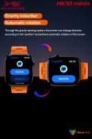 2025 nuevo HK10 mini + Smartwatch Bluetooth llamada 1GB memoria Chat GPT brújula Ai asistente de voz detección de ritmo cardíaco modo deportivo linterna AMOLED Smartwatch - details 5