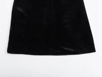 , nable Año Nuevo Corto sin mangas con hombreras de terciopelo, elegante vestido de noche para mujer - details 9