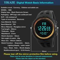 Reloj Deportivo de Lujo para Hombres YIKAZE X01 Funcional Multifunción Militar - details 5