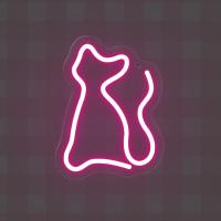 Letrero de neón de gato, lámpara decorativa de animales, luz nocturna alimentada por USB para el hogar, habitación, dormitorio, decoración de pared para fiesta de boda, regalo de cumpleaños, neón de gato - details 4