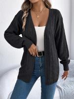 Suéter de Punto para Mujer Primavera Otoño Estilo Suelto, Manga Larga, Moda de Oficina, Crochet Ligero - details 15