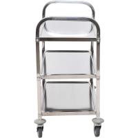 Carrito de Cocina de Acero Inoxidable 2 Banjas y 2 Brazos para Comedor Salón 70,5x40,5x81 cm - details 17