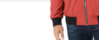 Chaqueta bomber ligera con cierre completo MAGCOMSEN para hombre, impermeable, cortavientos, informal, elegante, para golf y deportes al aire libre - details 3
