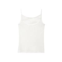 PB&ZA2025 nueva ropa de verano para mujer, estilo básico, informal, versátil, sencilla, prenda interior, camiseta sin mangas ajustada acanalada - details 2