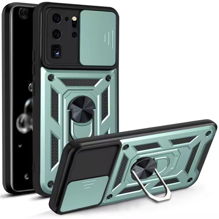 Funda Deslizante Galaxy Ultra con Lente de Cámara de Lujo, +/Plus, S20, S20 FE, Protección - 1