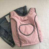 Bordado de letras amor chaleco mochila Nylon gran capacidad estudiantes bolso escolar bolsa de almacenamiento bolso de hombro mochilas - details 13