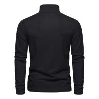 Polos hombre manga larga ropa hombre día del padre 2025 nuevos hombres ciervos bordado Polo camisas Color sólido manga larga negocios sociales hombre - details 12