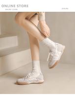 Aumento de altura interior 6 cm ballet zapatos de entrenamiento de las mujeres tamaño pequeño plataforma de cuero casual deportes Forrest Gump zapatos - details 2