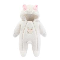 Chaqueta de invierno para bebé recién nacido, pelele cálido con capucha para bebé, mono grueso de algodón suave para niño, ropa para niña de dibujos animados de 0 a 12 meses - details 2