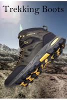 Zapatos de senderismo de alta calidad para hombre, zapatillas deportivas antideslizantes para senderismo y montaña, botas de escalada informales - details 3