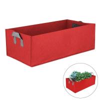 Cama alta de tela para jardín, bolsa de fieltro cuadrada para plantar flores, ETA de verduras con asa, plantación, 1 pieza - details 3
