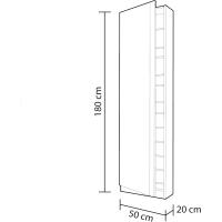 Brillo Medidas: 50 cm (Ancho) x 180 cm (Alto) x 20 cm (Fondo) - details 2