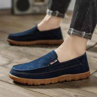Zapatos casuales cómodos de cuero de lujo ligeros para hombres OEM, hechos en China - details 5