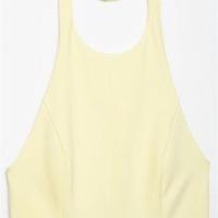 Vestido sin mangas con cuello halter y falda corta sin espalda, estilo temperamento, verano 2025, nueva ropa de mujer - details 8