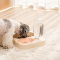 Dispensador de agua de comida de Gato de plástico, gran capacidad, desmontable, botella de fuente para mascotas, cuenco portátil engrosado - details 8
