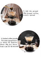 Juego de Herramientas de café V60, cafetera de goteo todo en uno, bolsa de viaje portátil, 9 piezas - details 9