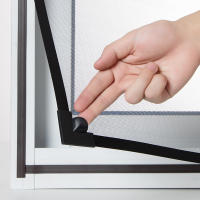 Mosquitera magnética de tul para ventanas, cortina de malla, extraíble, lavable, antimoscas, personalizada, bricolaje, Verano - details 6