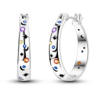 Pendientes de plata de ley 925 para mujer, Piercing de circonita cúbica brillante, joyería fina de compromiso, regalos - details 25