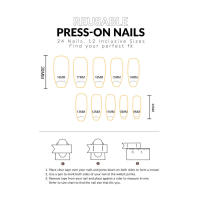 Uñas a presión con pentagrama blanco para mujer, puntas artificiales rojas para principiantes, decoración práctica de uñas - details 3