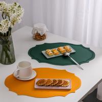 Elegante Juego de Manteles de Comedor de Cuero Falsio 1/4/6PCS Diseño de Forma PU - details 8