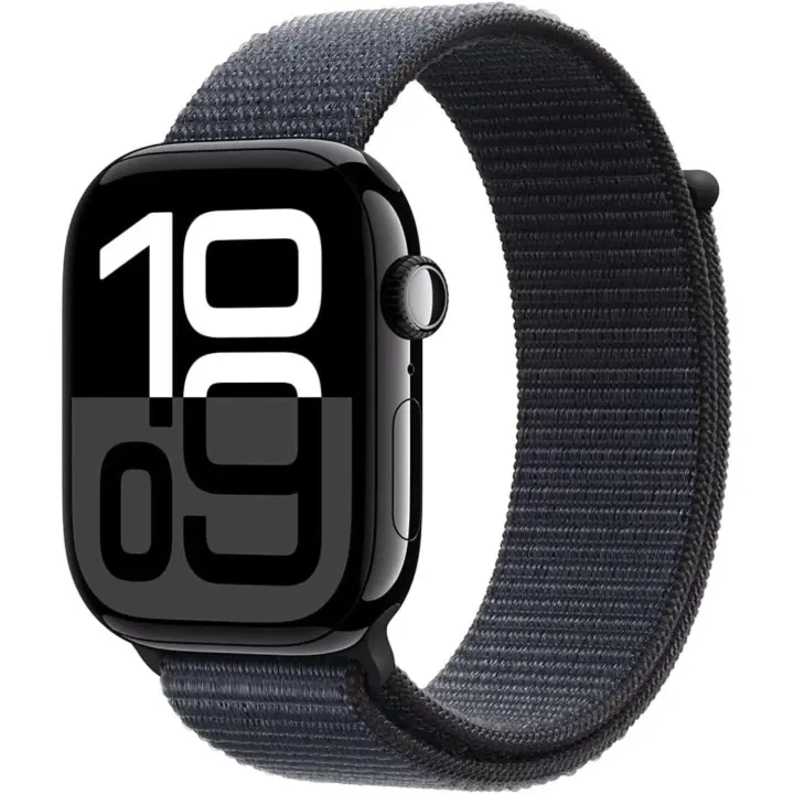 Apple Watch Series 10 [GPS, 42 mm] - Azabach de aluminio negro AC con anillo de tinta deportiva (actualizado) - 1