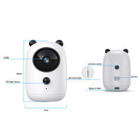 Cámaras de vigilancia wifi doméstico inalámbrico WIFI Internet remoto inteligente Visión nocturna interior 360 grados alarma vigilancia - details 21