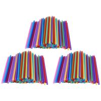 300 pajitas gigantes de 10,3 pulgadas, pajitas para batidos, pajitas para batidos, extra anchas, extra largas, colores brillantes surtidos - details 0