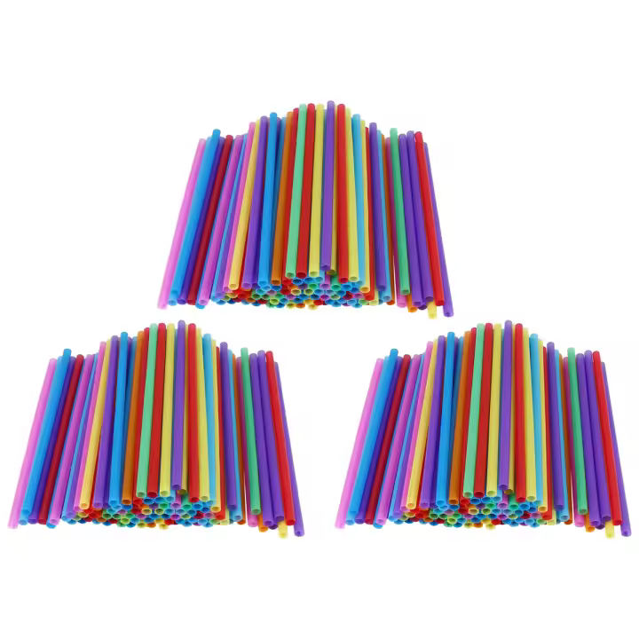300 pajitas gigantes de 10,3 pulgadas, pajitas para batidos, pajitas para batidos, extra anchas, extra largas, colores brillantes surtidos - 1