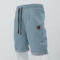 Pantalones cortos casuales de algodón para hombres, pantalones deportivos estampados de moda, verano - details 16