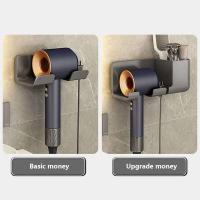 Soporte para el cabello, soporte de pared para baño no perforado, plástico para aire acondicionado, soporte para secador de pelo - details 6